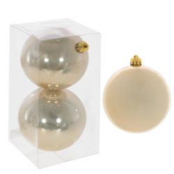 GAEM Набор из 2шт Украшение новогоднее "Шар", D 10 см, L20 W10 H10 см