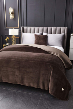 Плед 220х240 Sofi De MarkO Антуан коричневый