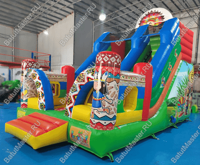 Надувная горка "Индиана" 6*4*5,5 м