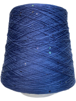 Пряжа на бобине (Италия)95% хлопок с пайетками 5% п/л 100г-450м 340г