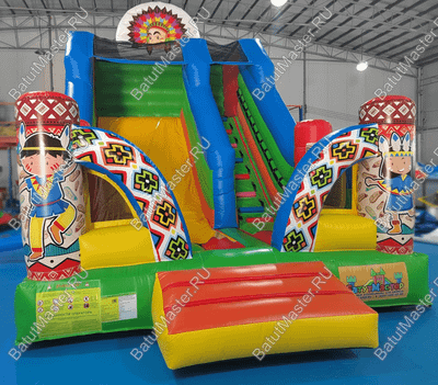 Надувная горка "Индиана" 6*4*5,5 м