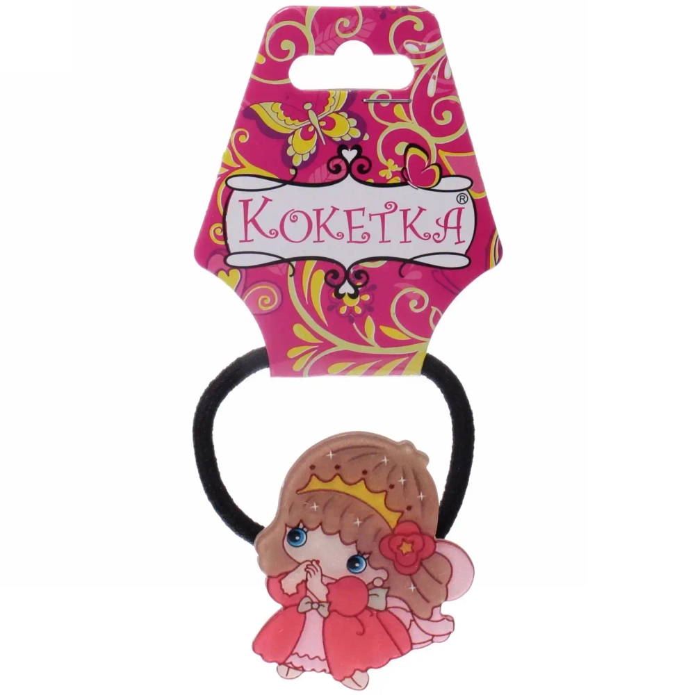 Резинка для волос 1 шт детская «Juiciness- Принцесса», микс 6 цветов, d- 4 см