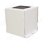 Коробка для торта с окошком 350*350*350 мм белая, 25 шт