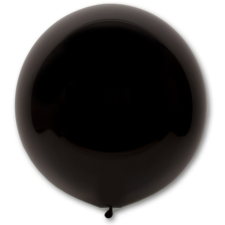 Воздушные шары сердца Эвертс, пастель черный, 1 шт. размер 24" #1102-1715