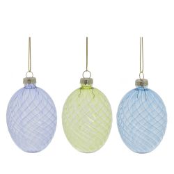 GAEM Набор из 6-ти изделий декоративных подвесных "Яйцо пасхальное" (6*8,5), L20 W20 H6,5 см