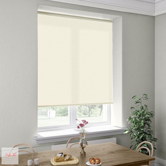 Рулонная штора Бриз (молочный)