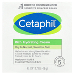 Cetaphil, интенсивно увлажняющий ночной крем с гиалуроновой кислотой, 48 г (1,7 унции)