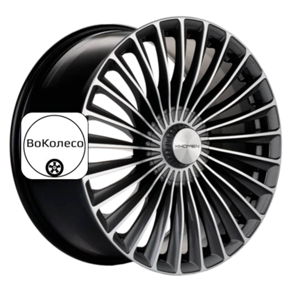 8,5x20/5x112 ET38 D66,6 KHW2008 (Mercedes Front) Gray-FP Khomen Wheels