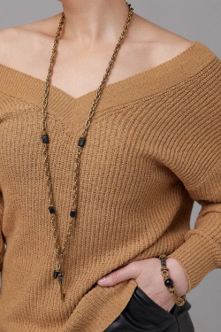 HMG 1314 Chain Витая цепь Колье mix арт.2500