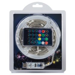 Светодиодная новогодняя гирлянда ЭРА ERASG -01 умная нить RGB 10 м управление через мобильное приложение | Гирлянды