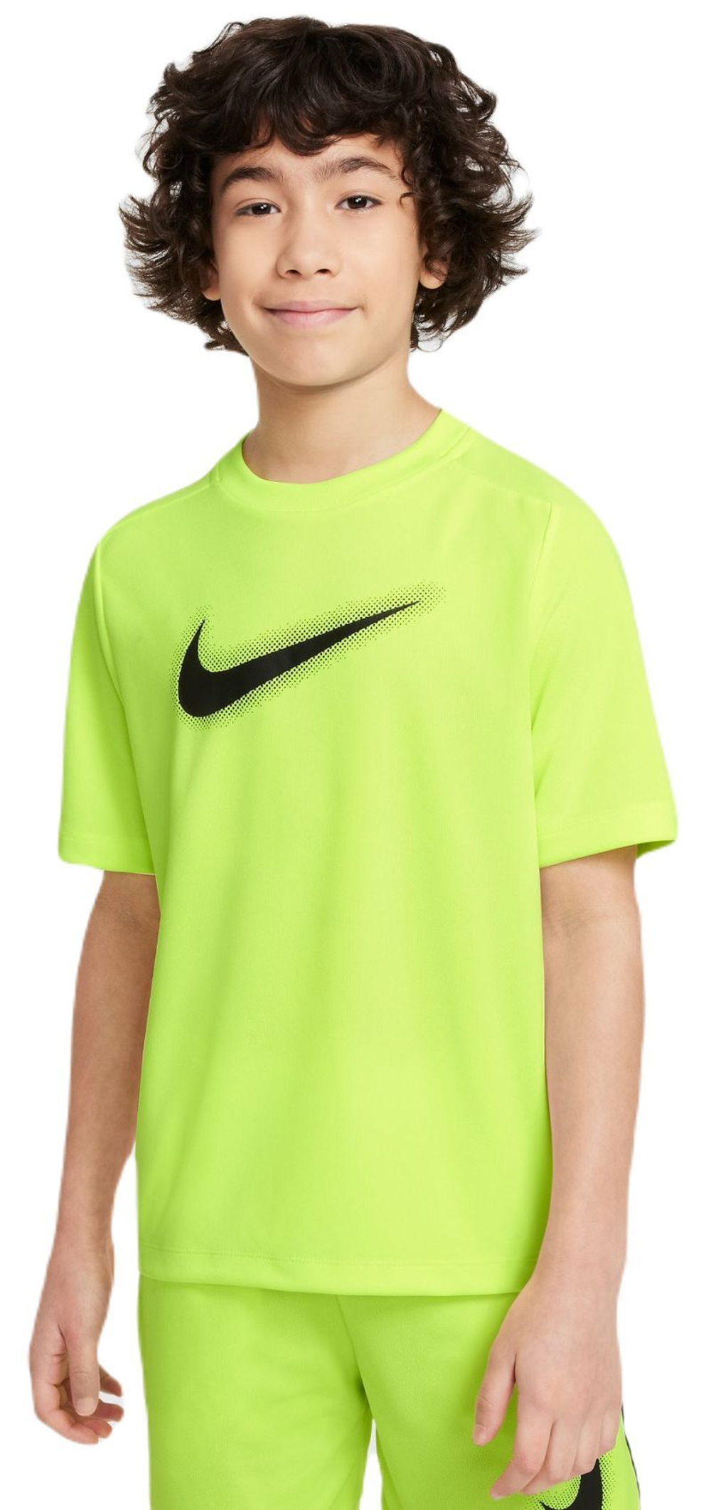 Детская теннисная футболка Nike Kids Dri-Fit Multi+ Top - Yellow