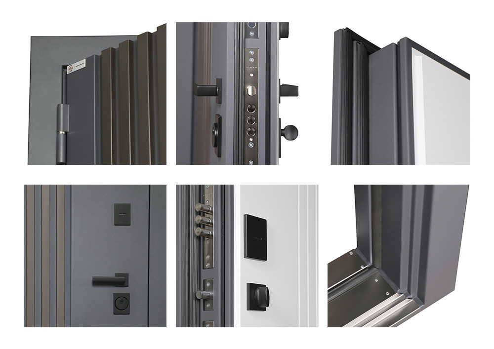 Стальная дверь "Winter" (терморазрыв 3к). Заказная модель.