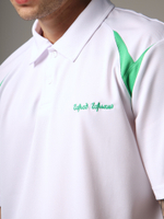 Поло футболка спортивная город горький белый зеленый белая