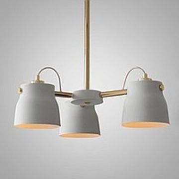 Люстра с матовыми металлическими плафонами в индустриальном стиле RAM