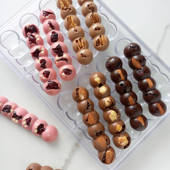 887 | Форма для шоколадных батончиков (275х175 мм)