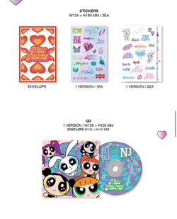 Альбом NewJeans - Get Up (The POWERPUFF GIRLS X NJ Box ver.)