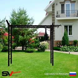 Уличная шведская стенка Sv Sport рукоход У5051 (Турник/Кронш бокс)