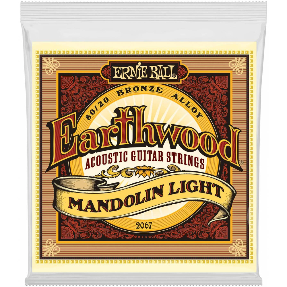 Струны для мандолины Ernie ball лёгкого натяжения