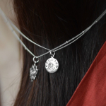 Подвеска ФАЗЫ ЛУНЫ с цепочкой, серебро