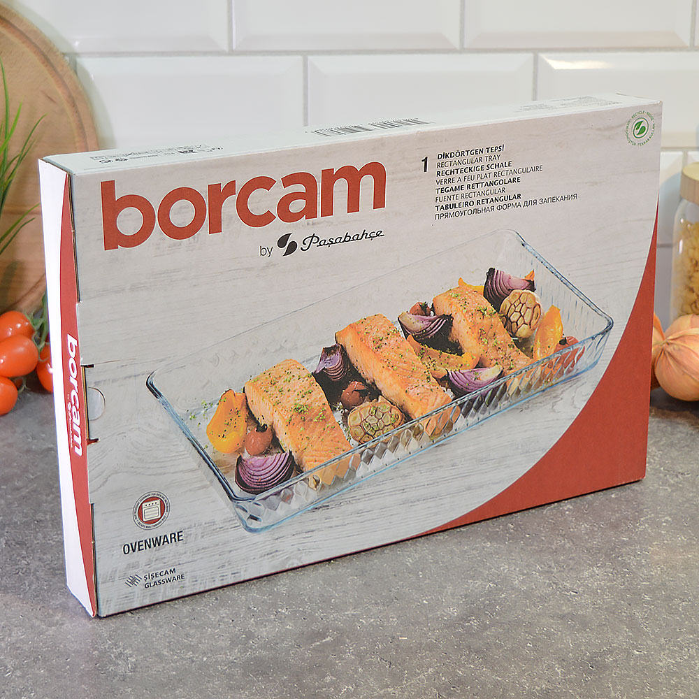 Форма-противень жаропрочная рифленая 2,85л "Borcam"
