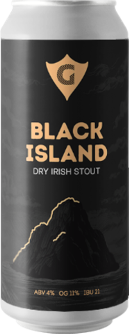 Пиво Гуси Блэк Айленд / Gusi Black Island 0.45 - банка