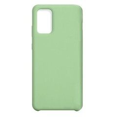 Силиконовый чехол Silicone Cover для Samsung Galaxy S20 Plus (Зеленый)