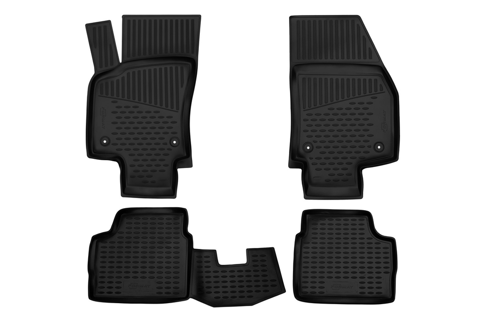 Коврики в салон для OPEL Astra (H), 2004-2014, седан, 4 шт. (Повышенная устойчивость, повышенная износостойкость) FORMAT.37.21.210