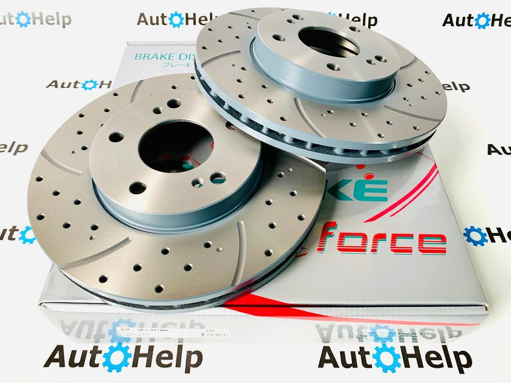 Диск тормозной перфорированный G-Brake GFR-20083L передний левый 280mm