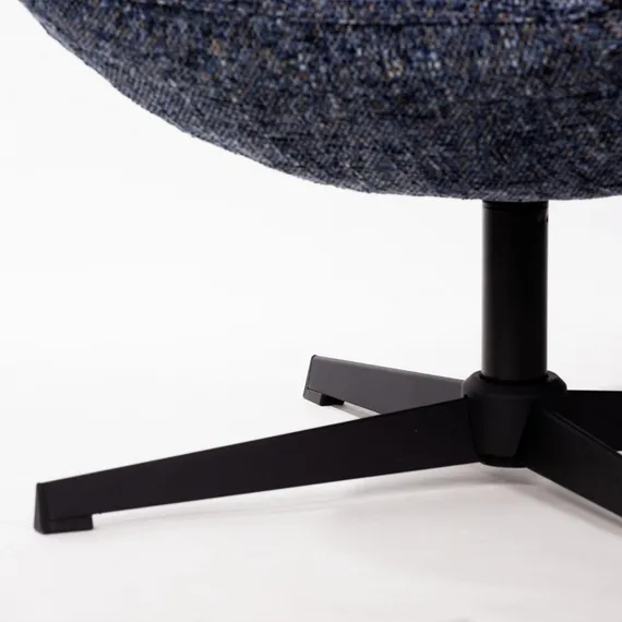 Крутящееся кресло Mateo, синее букле