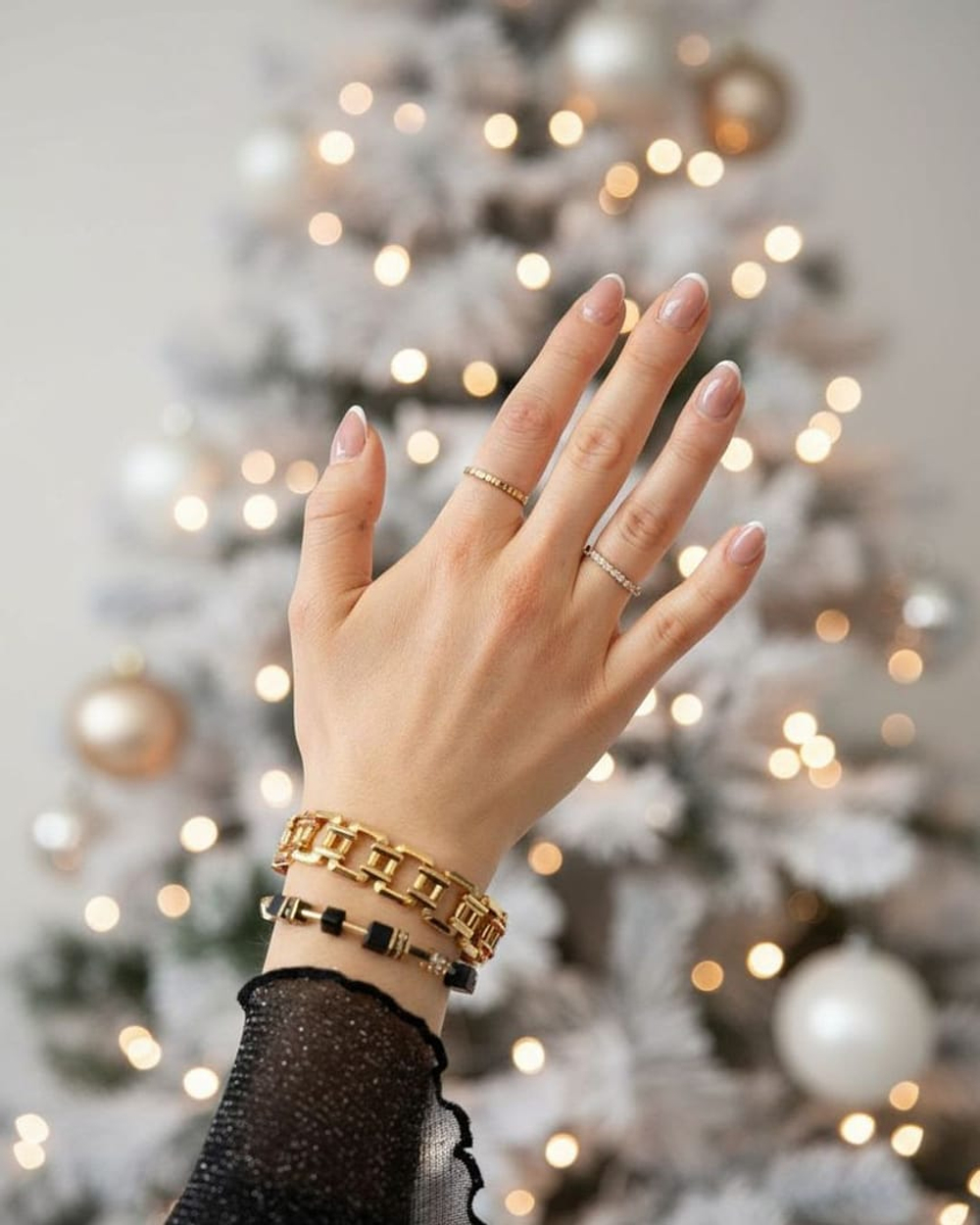 Браслет Coeur de Lion Black-Gold 4018/30-1316