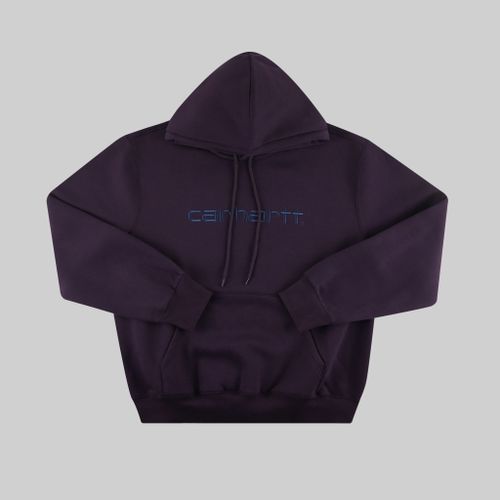 Толстовка мужская Carhartt WIP Hooded Sweatshirt артикул:I030230_darkred - купить в магазине Дайс