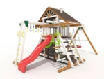 Деревянная игровая площадка премиум