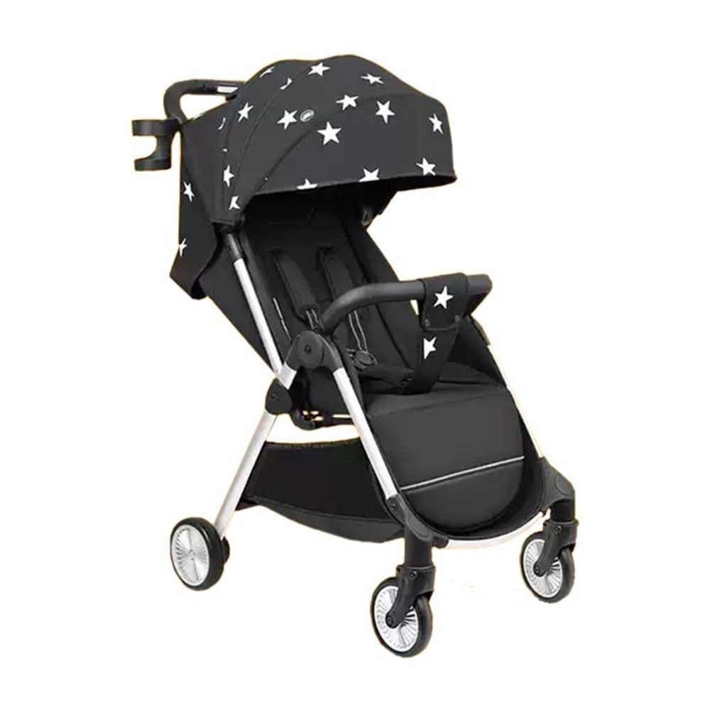 Коляска Xiaomi Mibabe Qborn Easy Folding Stroller Black (TQ03SS), розовый