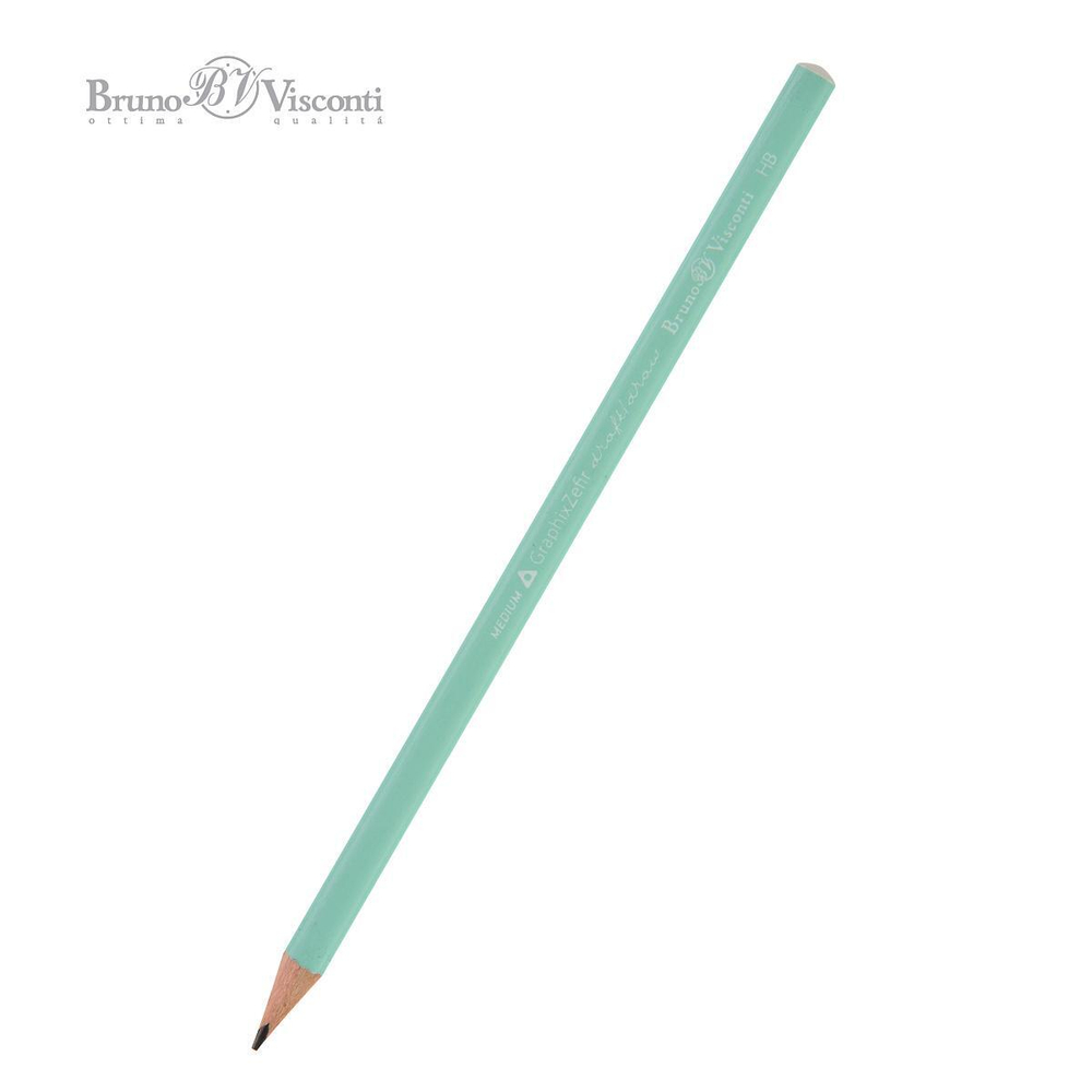 Карандаш ч/г НВ "Graphix Zefir. Мятный" (Bruno Visconti)