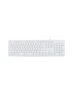 Клавиатура Oklick 500M белый USB slim Multimedia  [1061586]