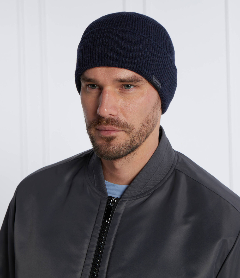 Хлопковая шапка Calvin Klein - темно-синий(K50K510978)