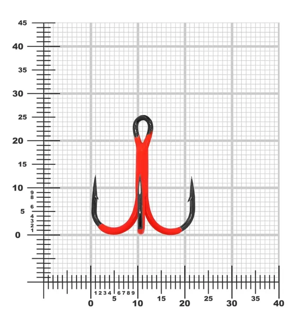 Крючки Vido Craft ST-36 BN "Тройник крашеный" (5шт/уп)