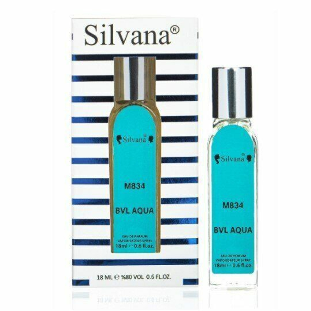 Пробник Silvana M834 Bvl Aqua edp for men 18 ml.