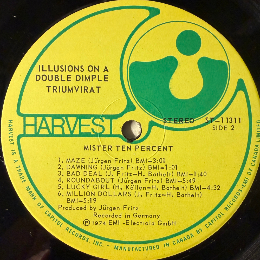 Triumvirat ‎– Illusions On A Double Dimple (Канада 1974г.)Т
