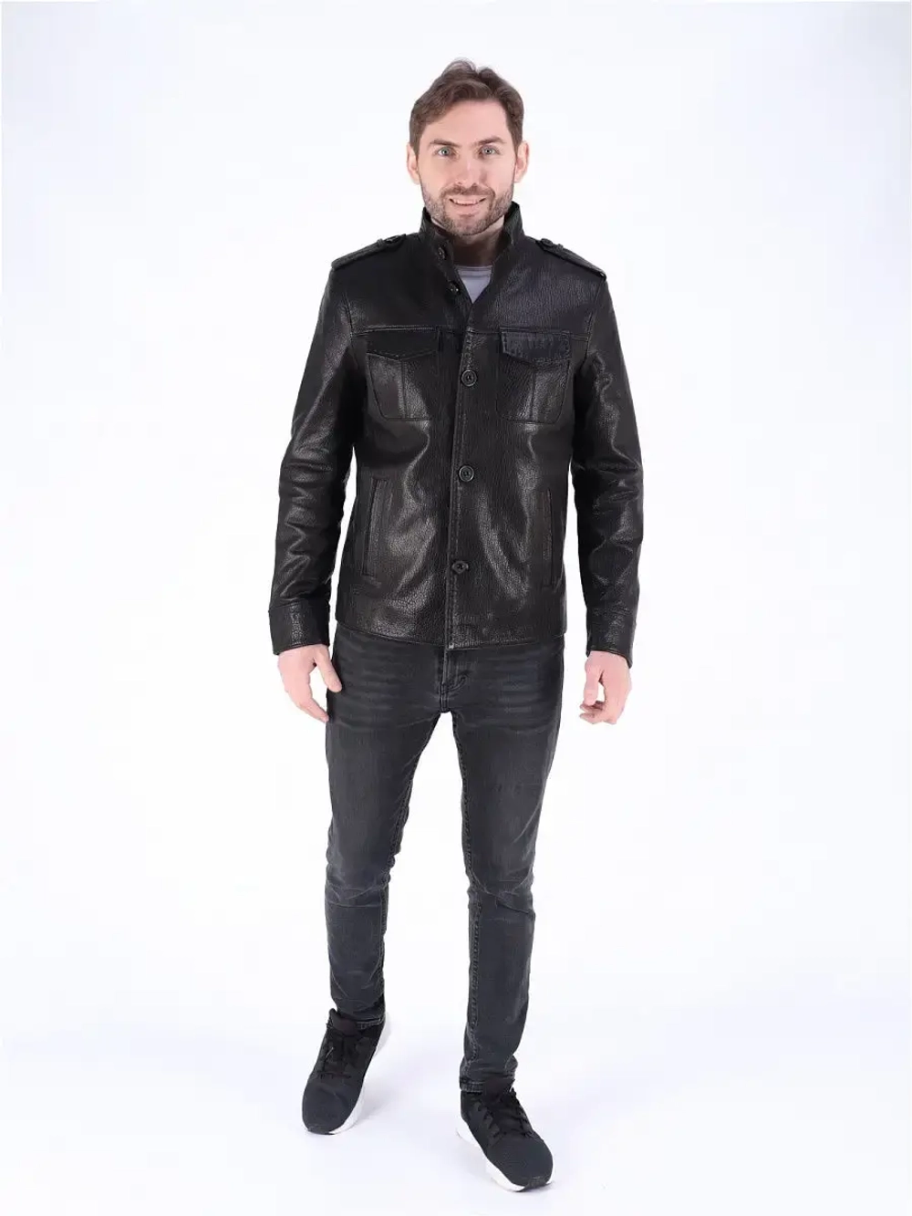 Куртка мужская  из натуральной кожи