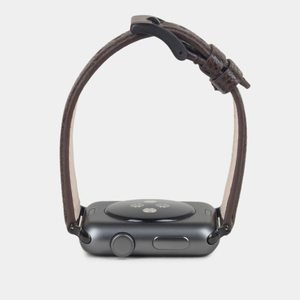 Ремешок для Apple Watch 40/41/42 mm из кожи сафьяно, коричневого цвета