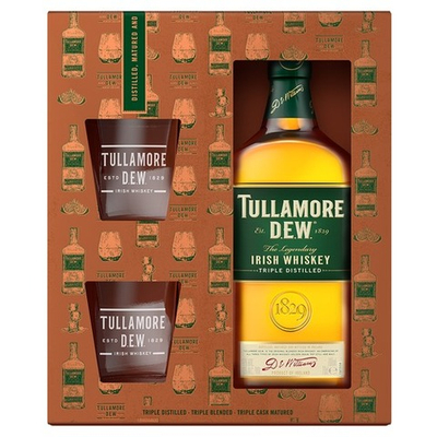 Tullamore D.E.W. Original 0,7 л. + 2 стакана подарочный набор