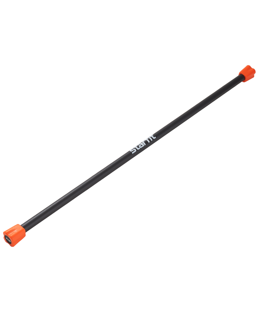 Бодибар BB-301, 4 кг, неопреновый, черный/оранжевый