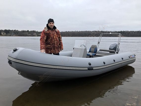Надувная лодка ProfMarine RIB 550 с алюминиевым корпусом