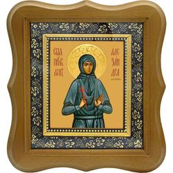 Александра Каспарова Преподобномученица, послушница. Икона на холсте.