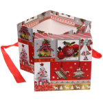 Коробка подарочная «Зимняя история» 10*10*10 см