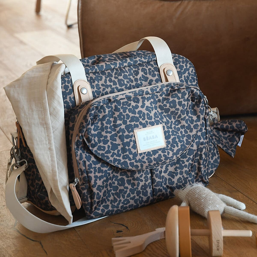 Сумка для мамы BEABA Geneva Leopard