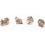 Деревянный 3D-конструктор "Трибики" Набор из 4 штук.