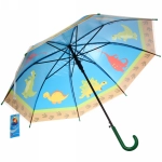 Зонт детский полуавтомат «Дракончики», 8 спиц, d-85см, длина в слож. виде 66см