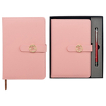 Ежедневник Basir, с ручкой, формат А5, материал-кожезаменитель, 116 листов, размер 14,5*21 см